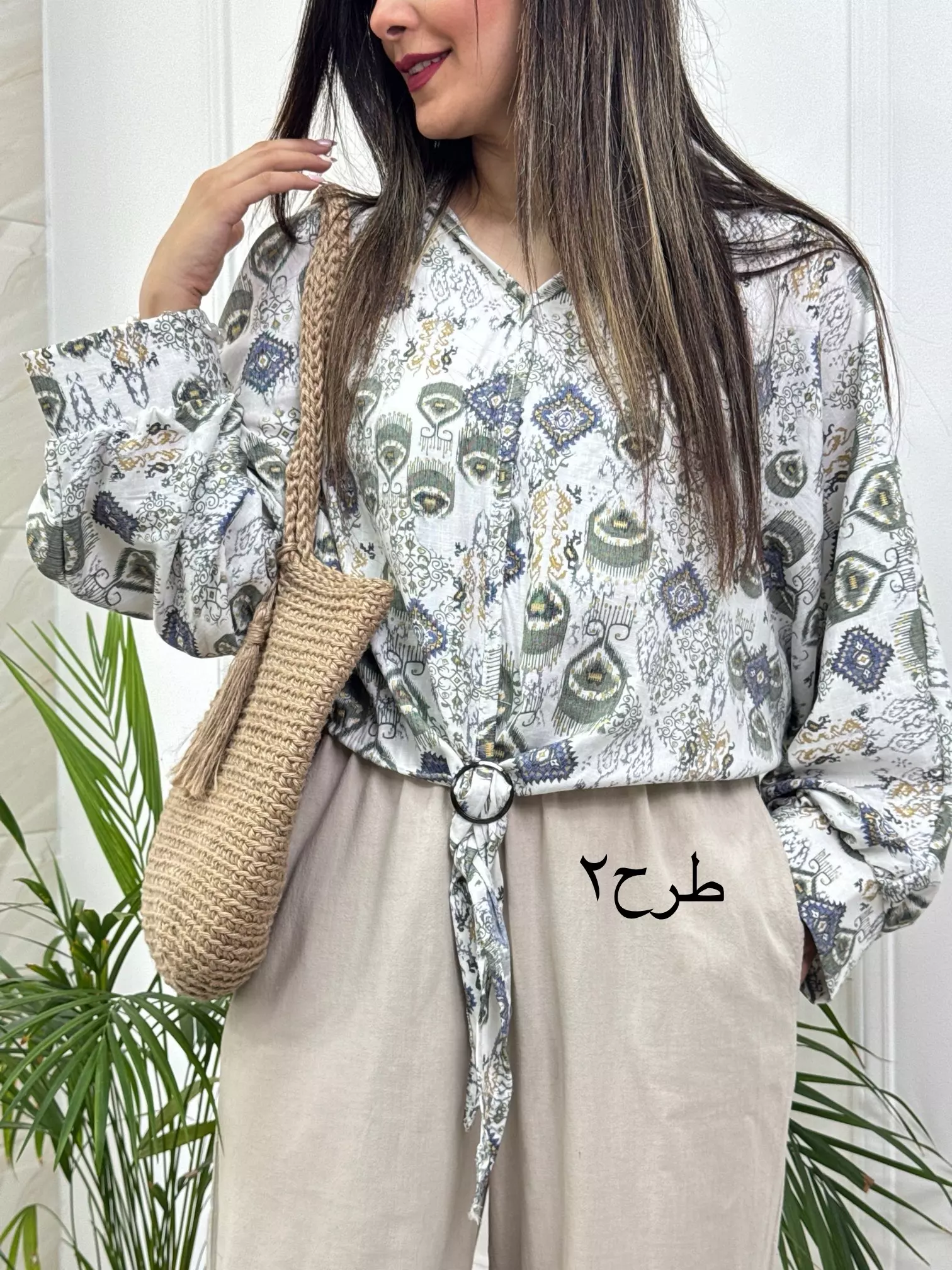 شومیز گره ای باتیک